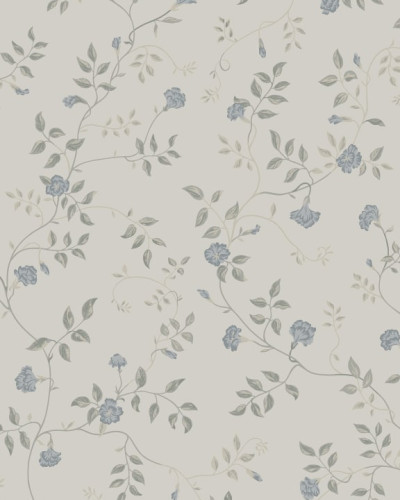 Tapet lavabil cu model floral delicat, Henny Sandstone