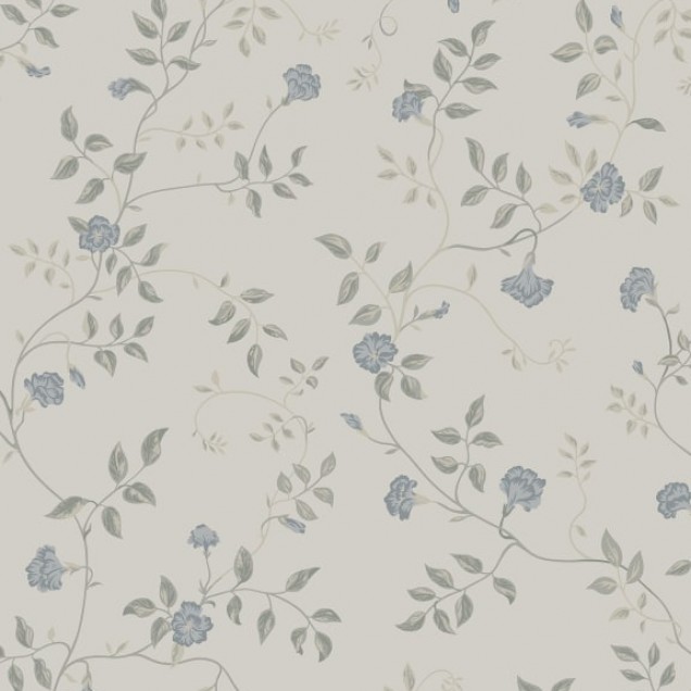 Tapet lavabil cu model floral delicat, Henny Sandstone