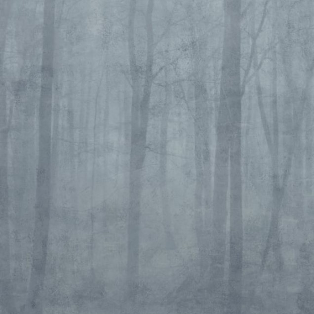 Tapet Skog Misty Blue, cu un design minimalist, inspirat de natură. Textură fină, nuanță elegantă de albastru gri.