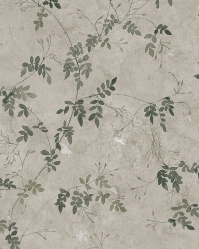 Tapet Irene Olive Green cu un design elegant și rafinat, perfect pentru a adăuga o notă de stil spațiului dumneavoastră.