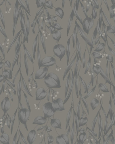 Tapet lavabil cu design floral in nuante de albastru