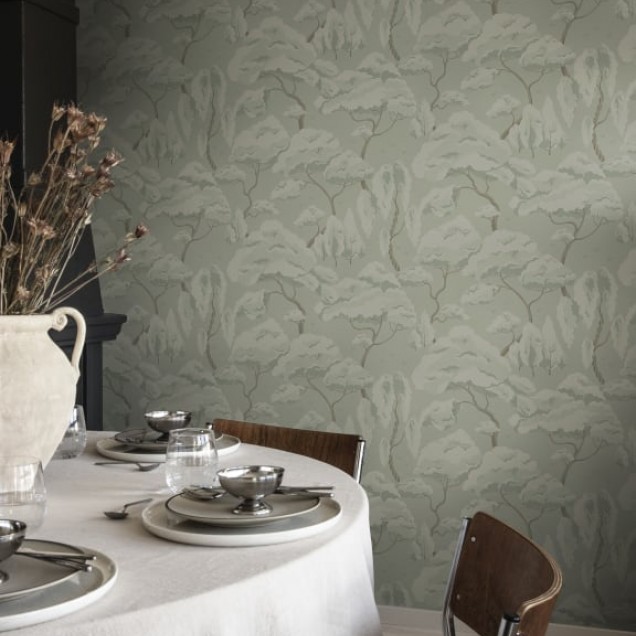 Tapet lavabil cu design modern, Kristoffer Sage Green