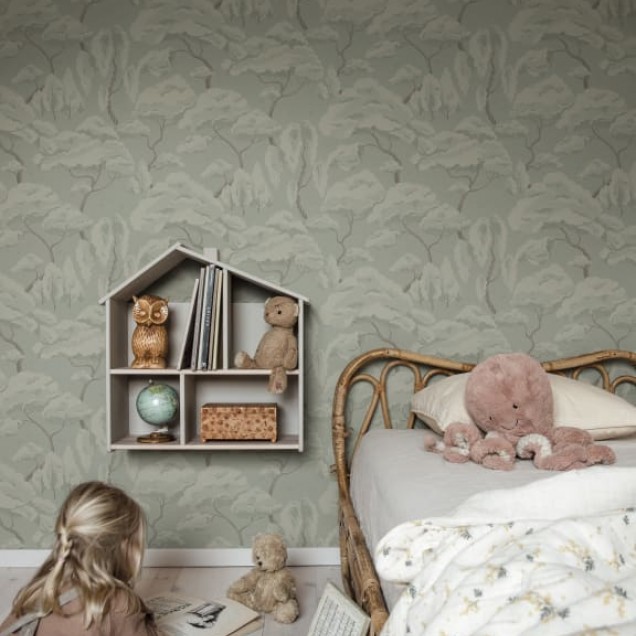 Tapet lavabil cu design modern, Kristoffer Sage Green