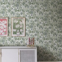 Tapet lavabil Kersti Spring Green, Sandberg, 5.3mp / rola