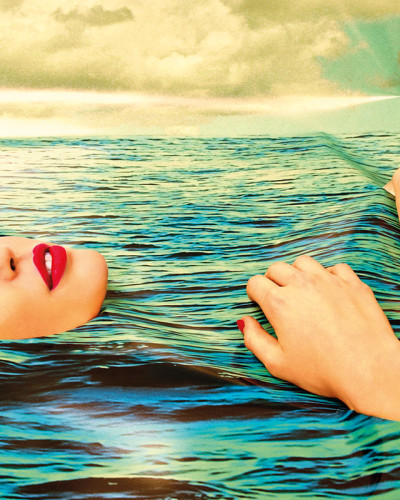 Tapet de perete cu design artistic Be Water