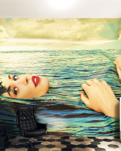 Tapet de perete cu design artistic Be Water