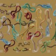 Fototapet Toiletpaper / Snakes Storm (mustar), Londonart