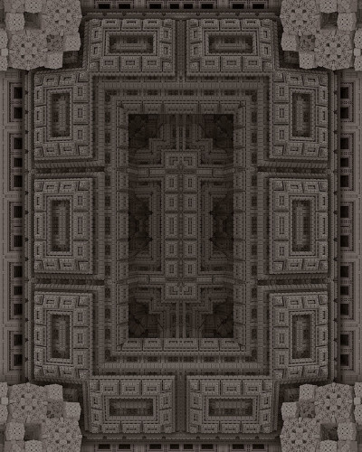 Tapet geometric modern in nuante de gri si negru.