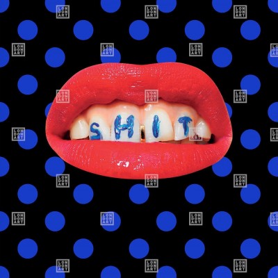 Toiletpaper / Wash Your Mouth (negru/albastru), Londonart