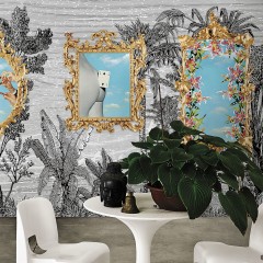 Fototapet Toiletpaper / Change your view (gri deschis), personalizat, Londonart