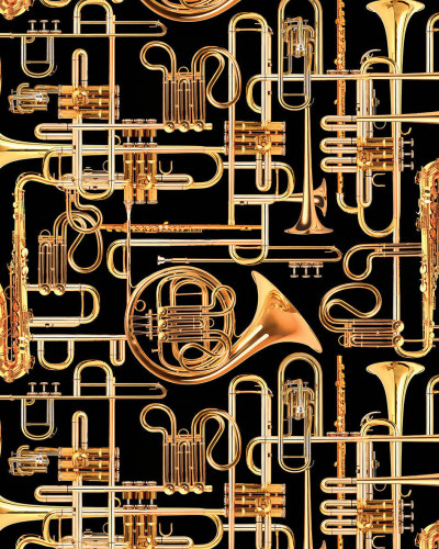 Toiletpaper / Donald Trumpet (negru), Londonart