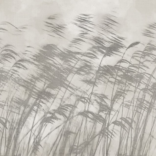 Wallpaper abstract gri si alb cu un design minimalist