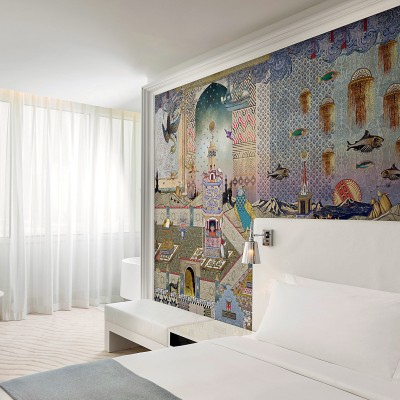 Tapet modern cu design abstract - Wanderlust / Mondrian Doha