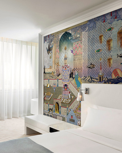 Tapet modern cu design abstract - Wanderlust / Mondrian Doha
