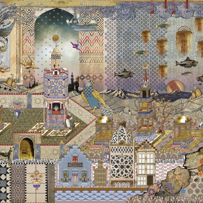 Tapet modern cu design abstract - Wanderlust / Mondrian Doha