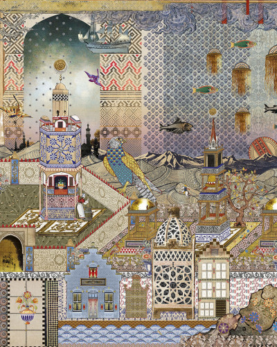 Tapet modern cu design abstract - Wanderlust / Mondrian Doha