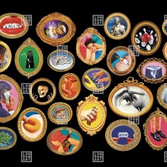 Fototapet Toiletpaper / Golden Age (negru), personalizat, Londonart
