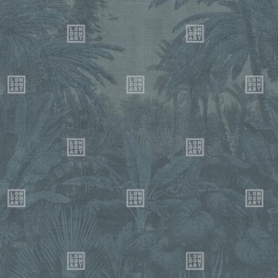 Fototapet Exclusive Wallpaper / Tropical Mornings Re-Edition (albastru), Londonart
