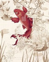 Exclusive Wallpaper / Koi Re-Edition (caramiziu), Londonart