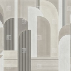 Fototapet Exclusive Wallpaper / Impression d'Orient Re-Edition (bej), personalizat, Londonart