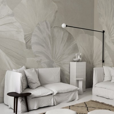 Tapet floral minimalist - Naiadi Re-Edition (bej)