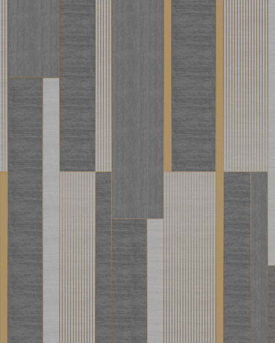 Tapet modern cu linii geometrice fine, design minimalist, accente aurii, perfect pentru decor contemporan