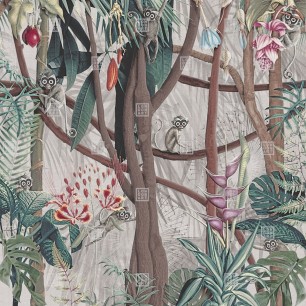 Fototapet Exclusive Wallpaper / Looks in the Forest Re-Edition (B), Londonart