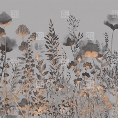 Fototapet Exclusive Wallpaper / Felicia Re-Edition (gri), personalizat, Londonart