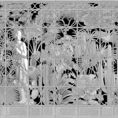 Fototapet Exclusive Wallpaper / Venus Garden Re-Edition (negru), personalizat, Londonart