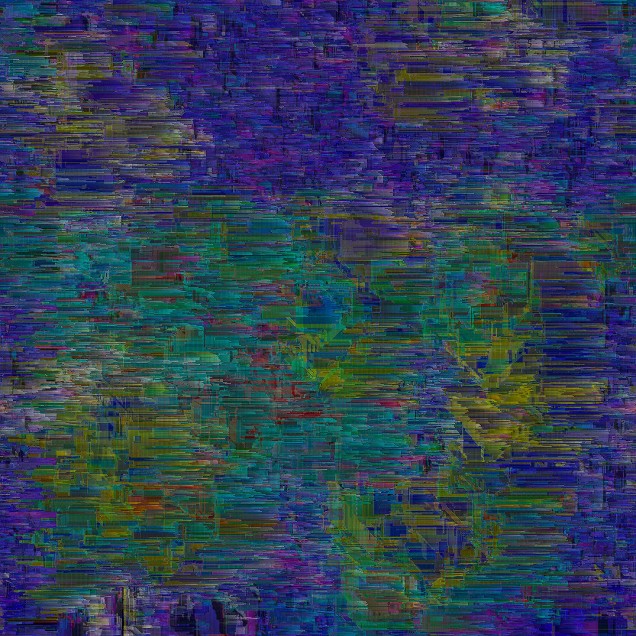 Tapet cu model abstract, format din linii și forme geometrice în culori vibrante.
