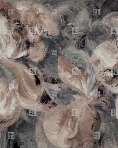 Tapet abstract modern cu culori naturale și design minimalist.