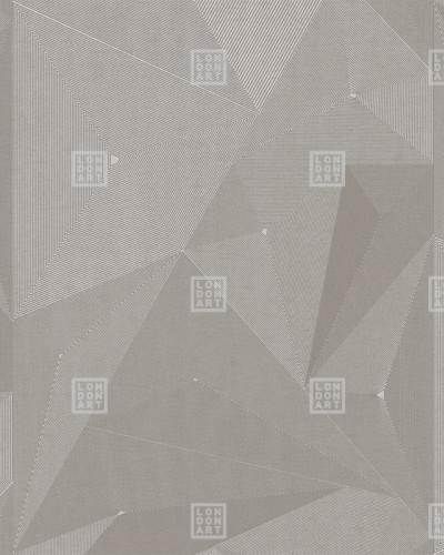 Wallpaper geometric abstract bej cu linii fine