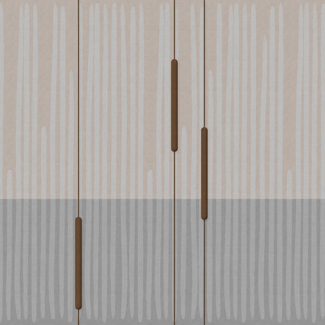 Tapet modern cu design abstract, cu accente de maro și gri.