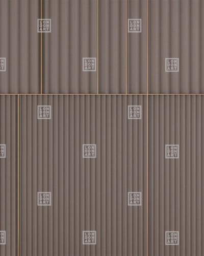 Tapet maro cu linii verticale subtile si design modern.