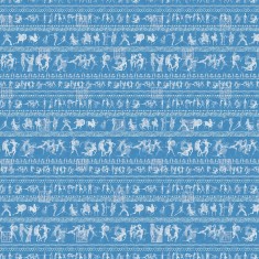 Fototapet Exclusive Wallpaper / Symposion (albastru), personalizat, Londonart