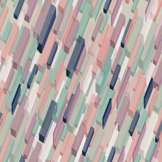 Wallpaper geometric modern cu un design abstract