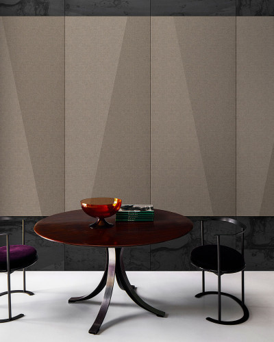 Exclusive Wallpaper / AB (bej) - tapet cu design modern, minimalist, cu o textură subtilă și culori neutre.