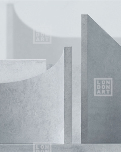 Tapet cu design minimalist in nuante de gri, Zephir Town