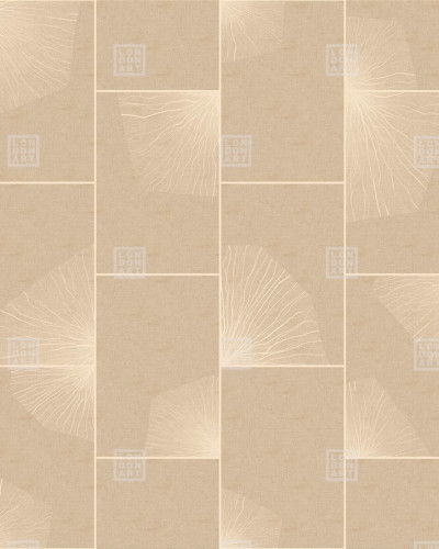 Tapet modern cu design geometric, Exclusive Wallpaper / Zen (maro)
