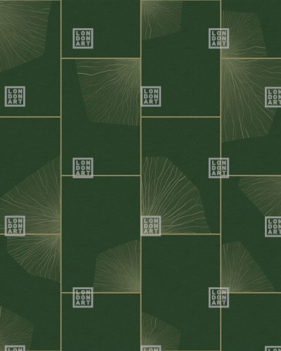 Tapet cu design modern si elegant, ideal pentru a crea un spatiu relaxant si inspirator. Cu un design minimalist, ce combină linii delicate cu accente de culoare verde, tapetul aduce un aer de calm și serenitate în orice cameră.