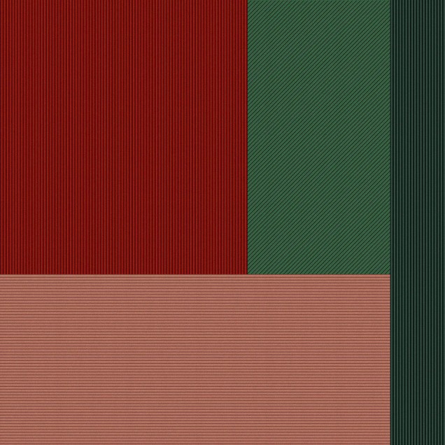 Tapet modern cu dungi verticale in nuante de rosu, verde si roz prafuit. Design geometric, perfect pentru orice incapere.