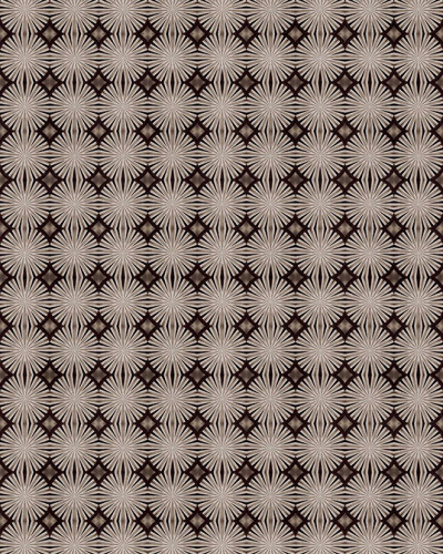Wallpaper Daisy Deco (bej) cu model geometric si o nuanta de bej
