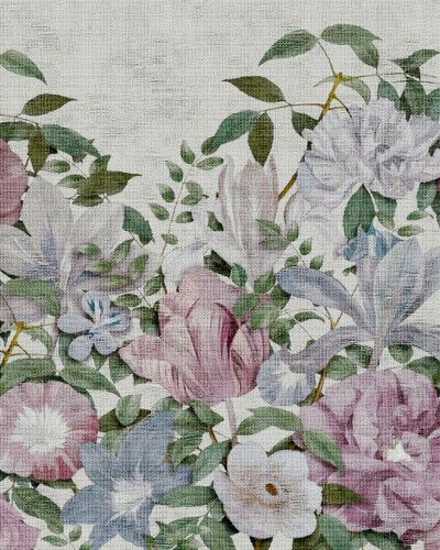 Tapet floral modern cu design sofisticat, ideal pentru a crea un ambient relaxant și primitor.