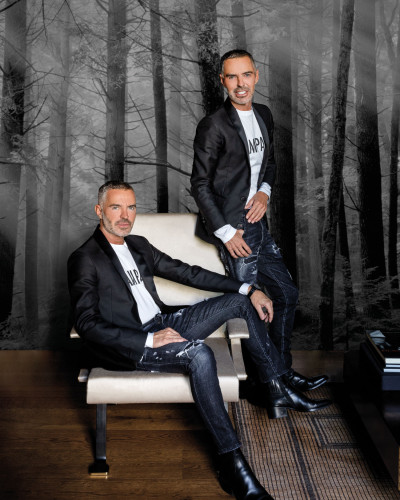 Tapet Canadian Forest (light) cu design minimalist