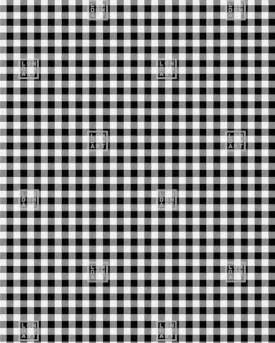 Tapet D2 Jack (alb) cu un design modern și elegant, cu pătrate albe și negre.