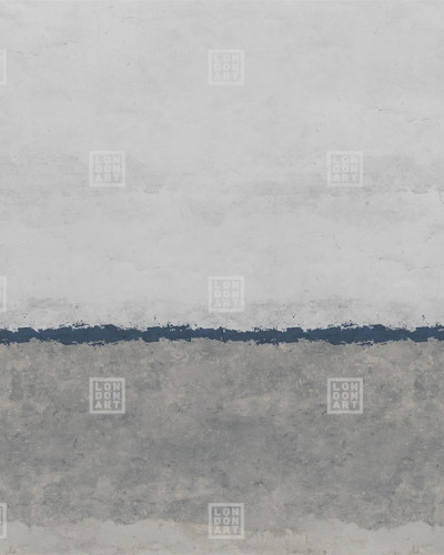 Tapet modern Cement Horizon (albastru), cu un design minimalist și o paletă de culori neutre.
