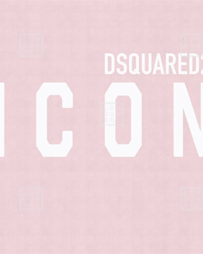 Tapet modern Icon (roz), cu design minimalist și culori pastelate.