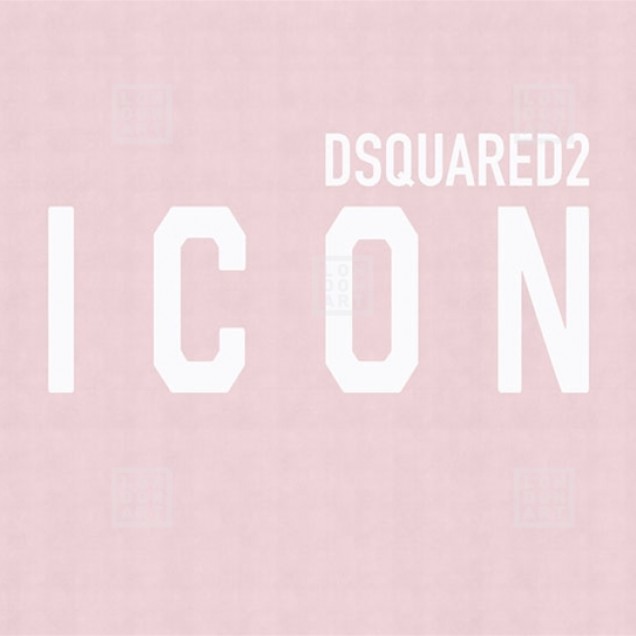 Tapet modern Icon (roz), cu design minimalist și culori pastelate.