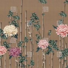 Fototapet Kimono Tale Books / Fuki (caramel), personalizat, Londonart