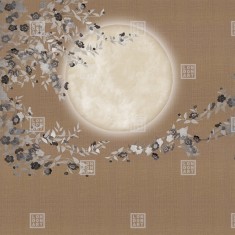 Fototapet Kimono Tale Books / Geta (caramel), personalizat, Londonart